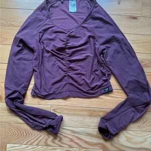 Women's Purple Long Sleeve Top